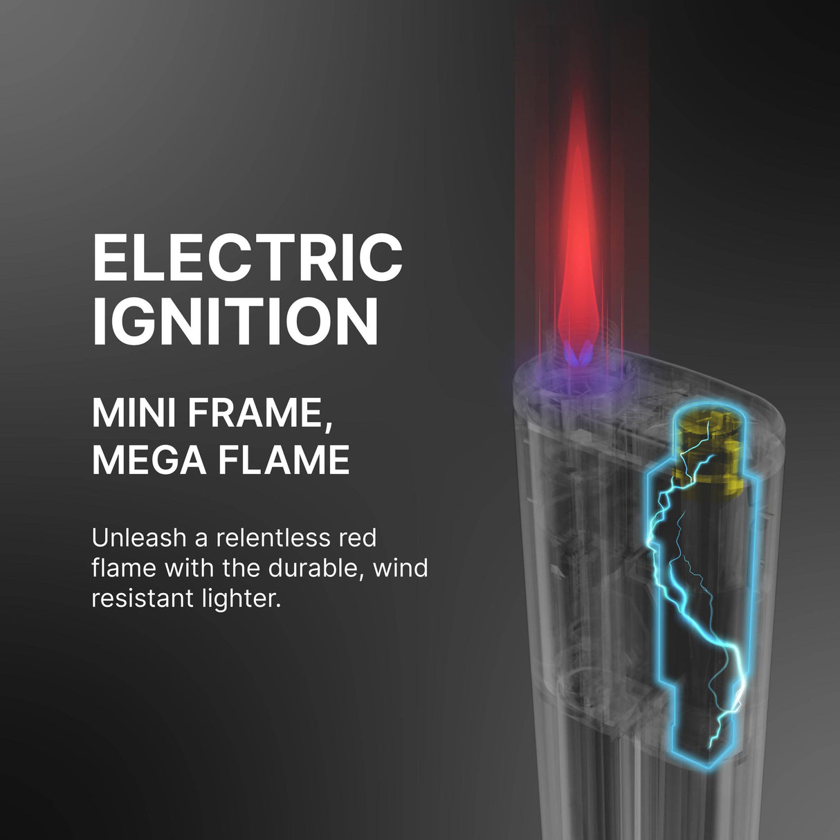 MK Lighter Jet Series, Windproof Flame, Pocket Lighters