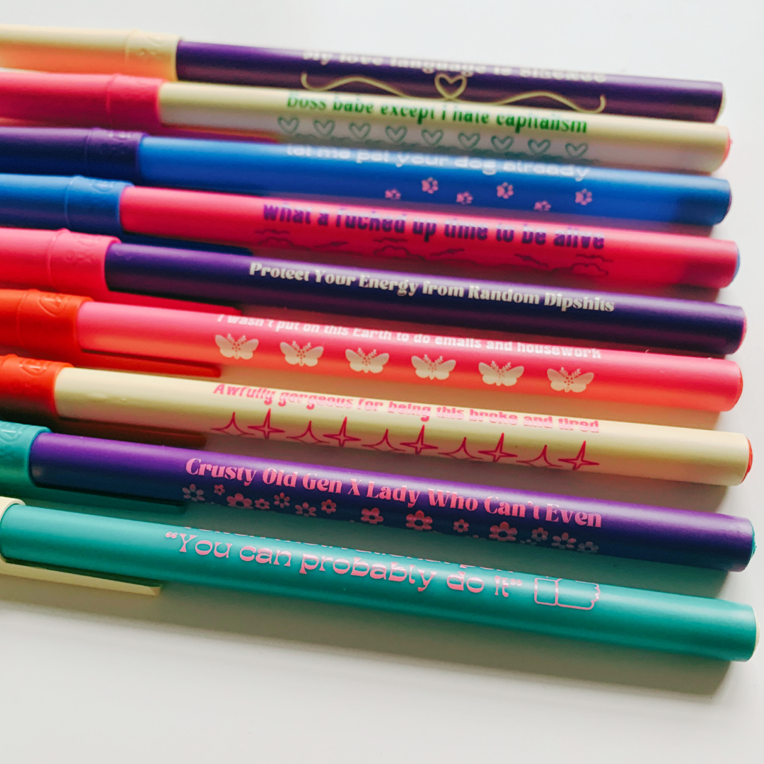 Token Motivational Pen: You Can Probably Do It Ballpoint Pen