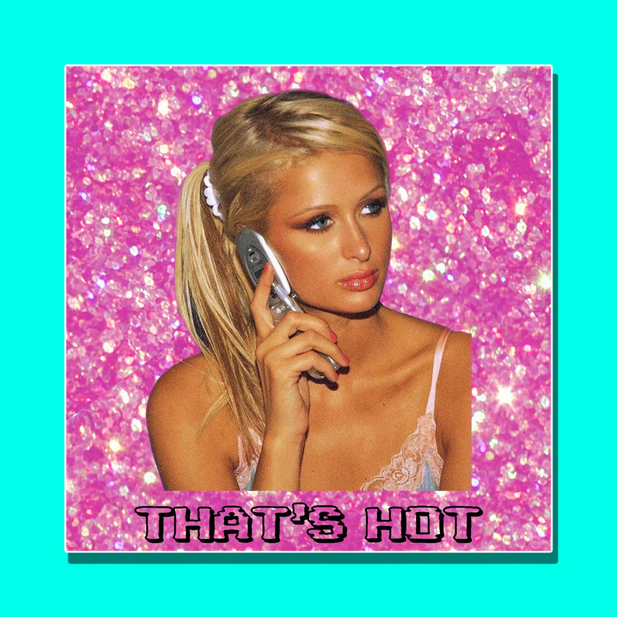 Paris Hilton "That's Hot" Vinyl Sticker
