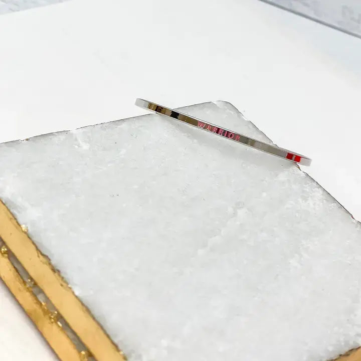 'Warrior' Sentiment Bracelets