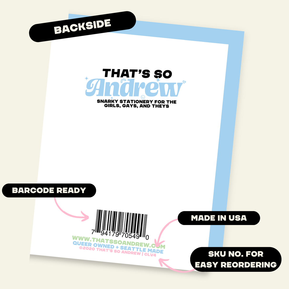 You Make My Palms Sweaty & Knees Weak | Snarky Valentine's Love Card