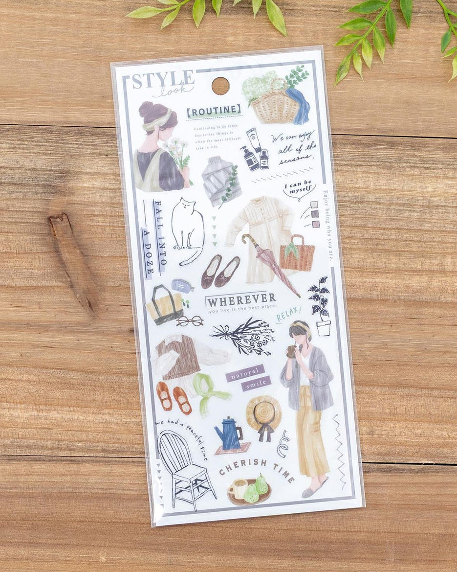 Everyday Life PET Sticker Sheet by Mind Wave