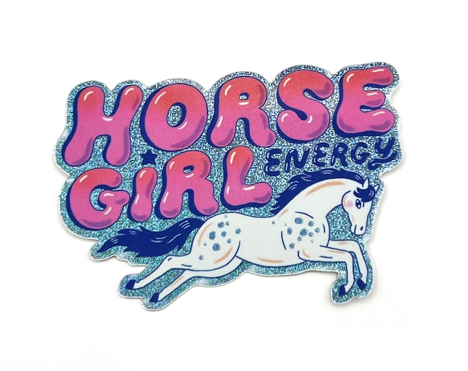 Horse Girl Energy Sticker