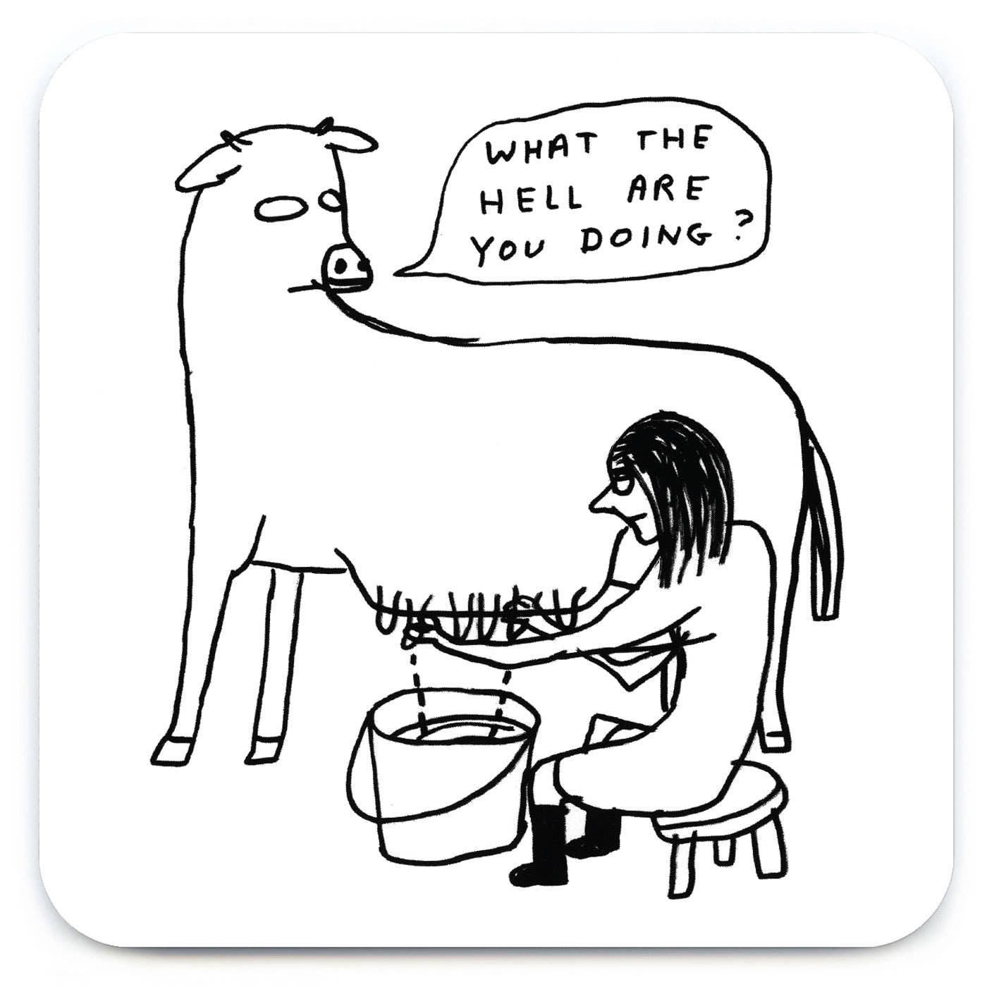 What The Hell Art Coaster