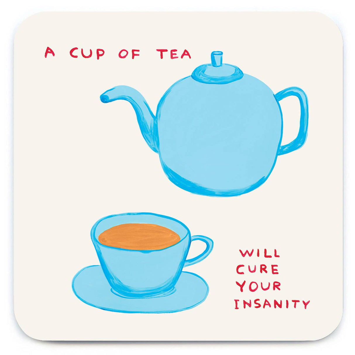 Cup Of Tea Art Coaster