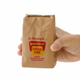 Porcelain Brown "Paper" Bag Pen Holder / Vase