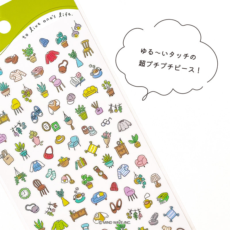 Poko Time Room PET Sticker Sheet by Mind Wave