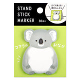 Fluffy Friends Stand Stick Marker Sticky Notes by Mind Wave