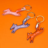 Leather For Fox Sake Key Fob