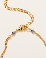 Bohemian Long Medallion Necklace - Kyanite