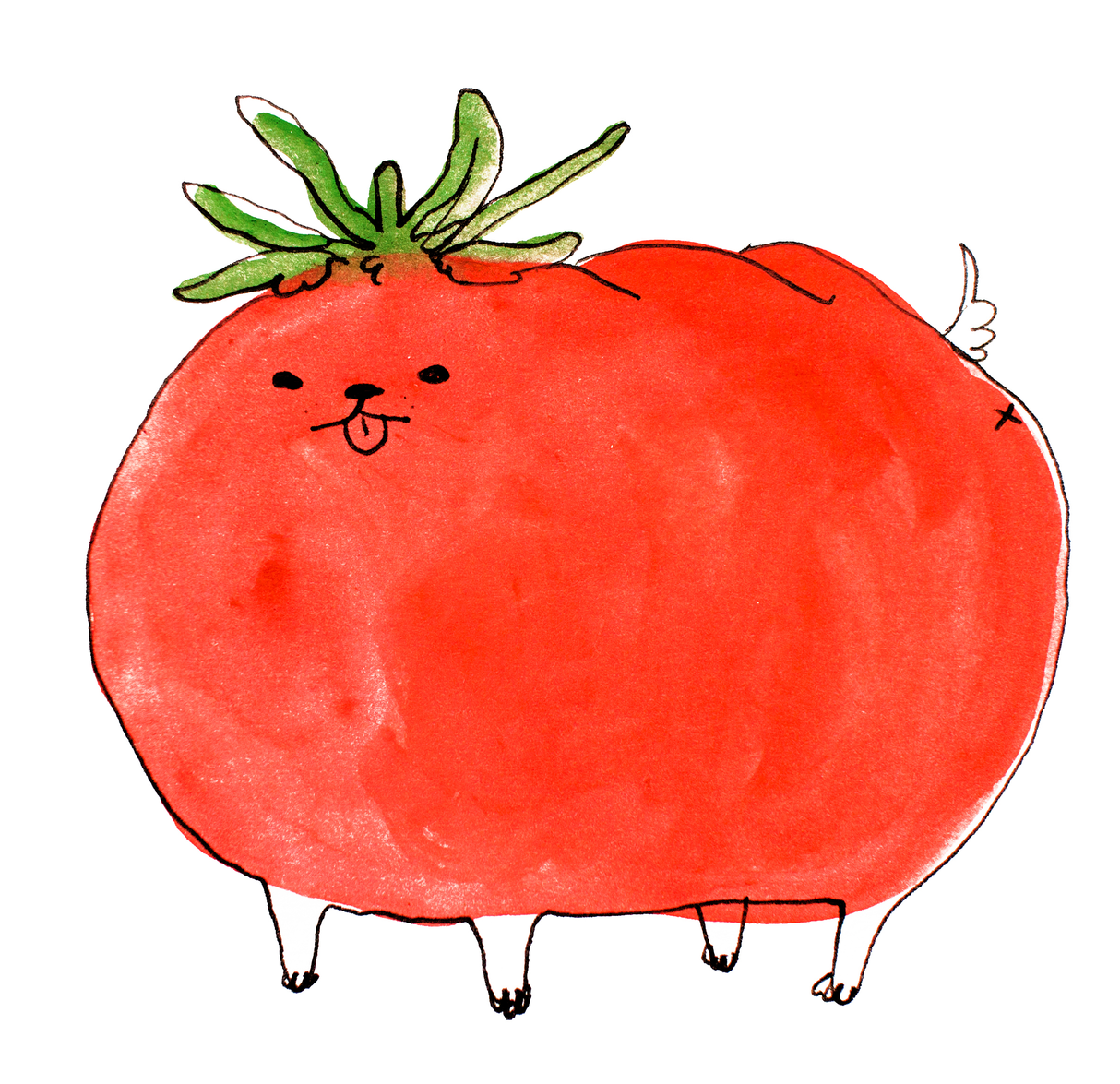 Print - "Tomato Dog"