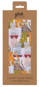 Sunglass Cats Tissue Paper