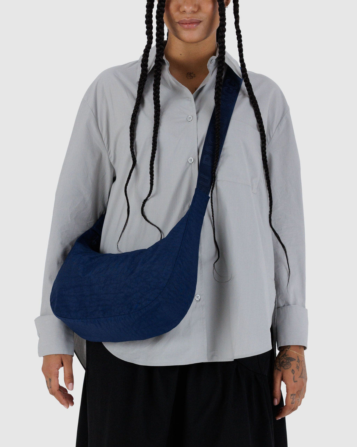 Medium Nylon Crescent Bag by BAGGU