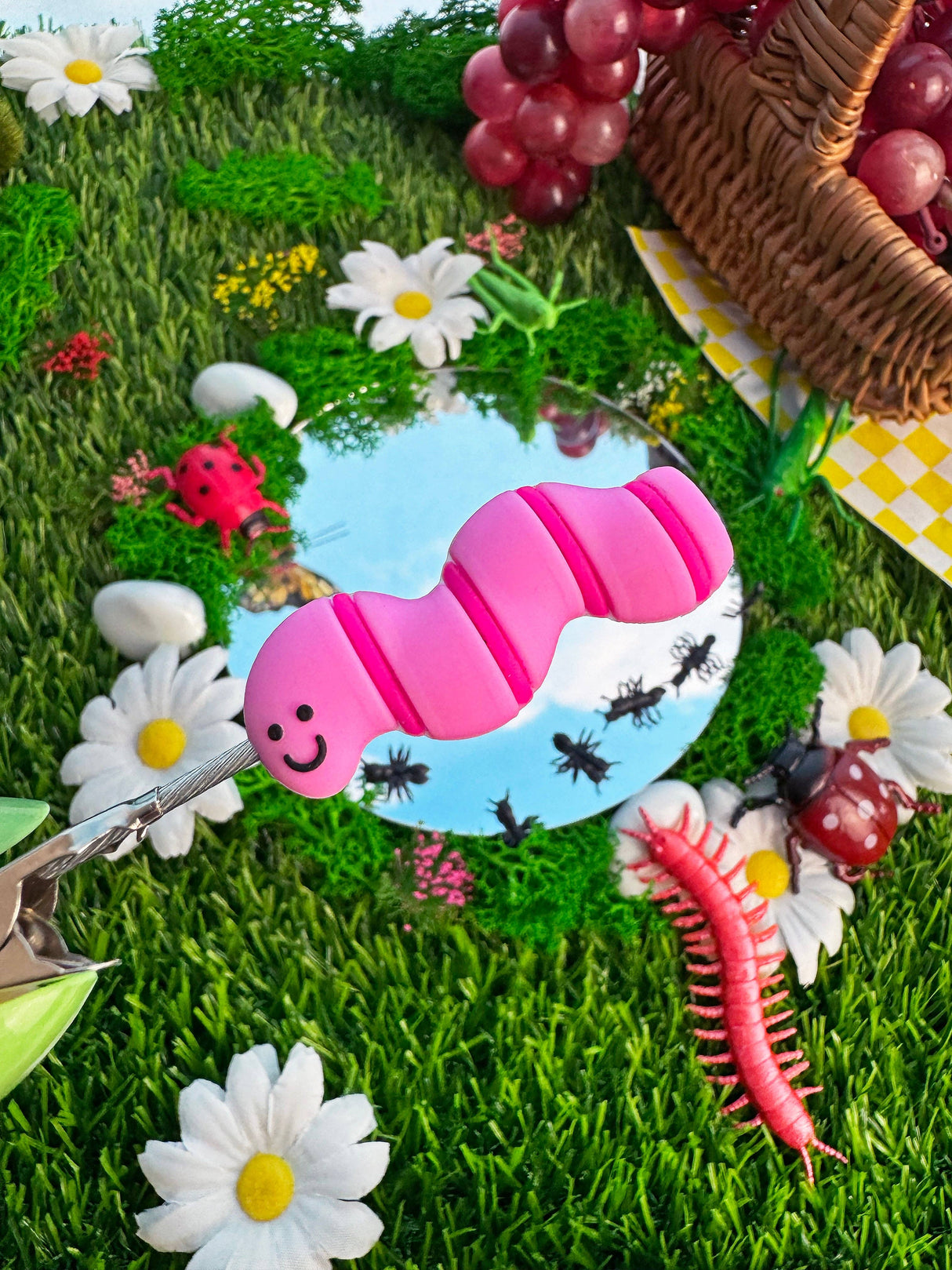 Worm Clip Cute 3.5" Worm Clip