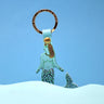 Leather Mermaid Key Fob