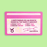 Taurus Zodiac Fake ID Drivers License