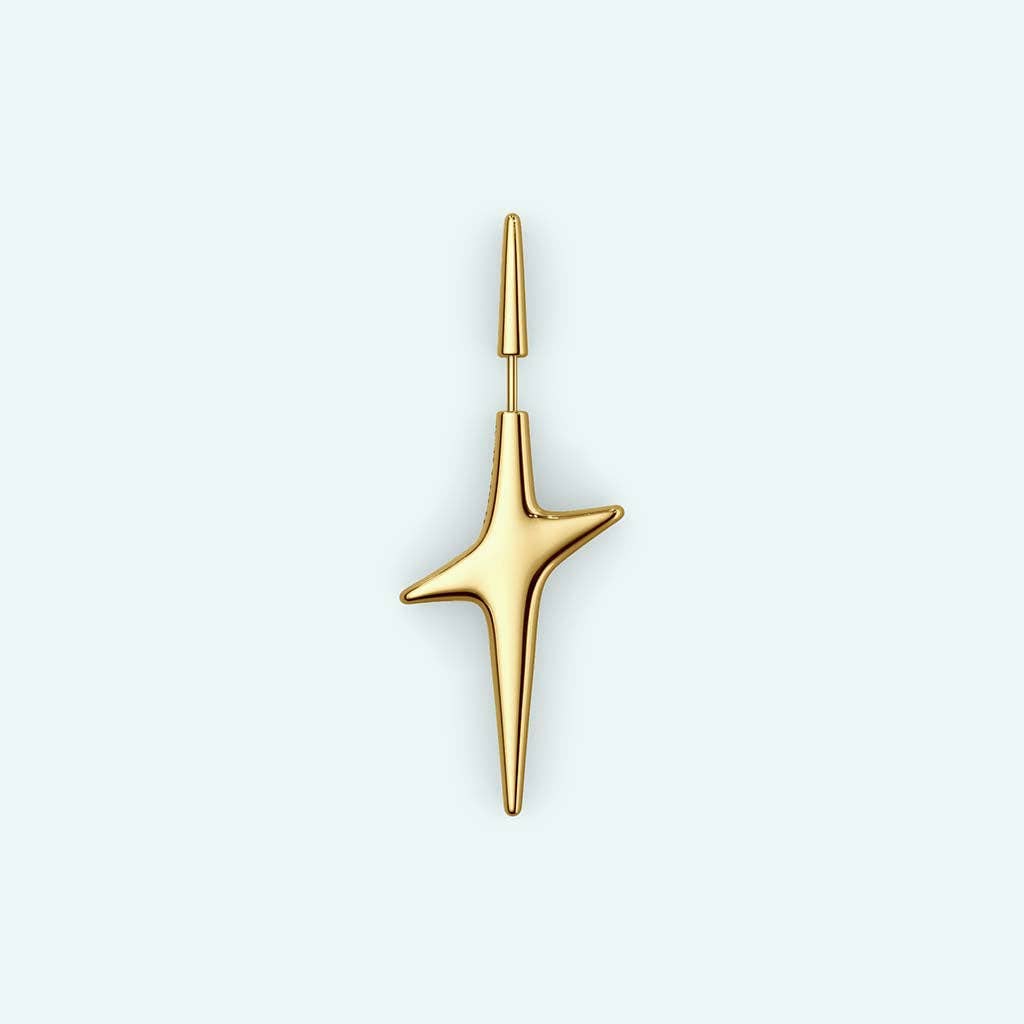 Mini Pierced Star Earring