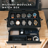 Black Edition Military Watch Box - 10 Slot