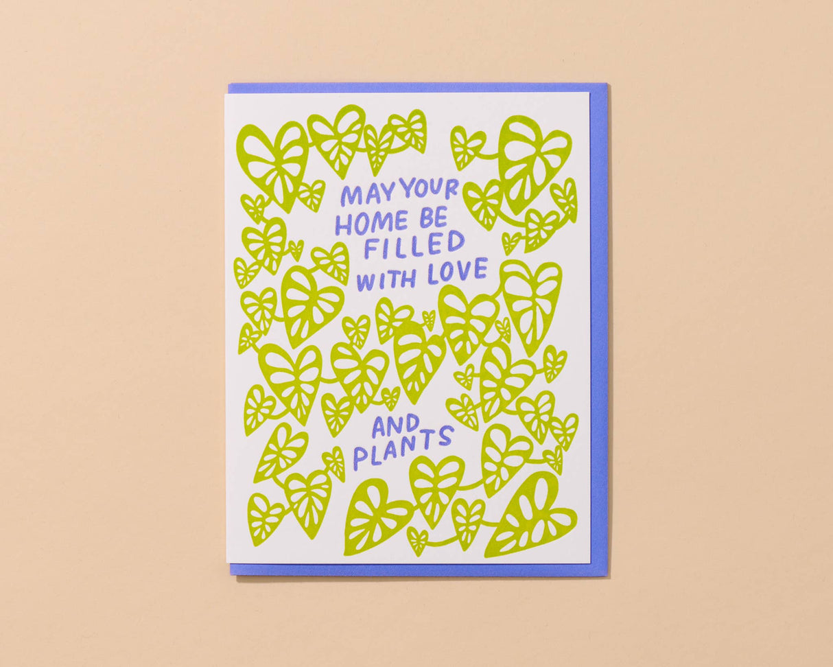 Love and Plants Housewarming Card