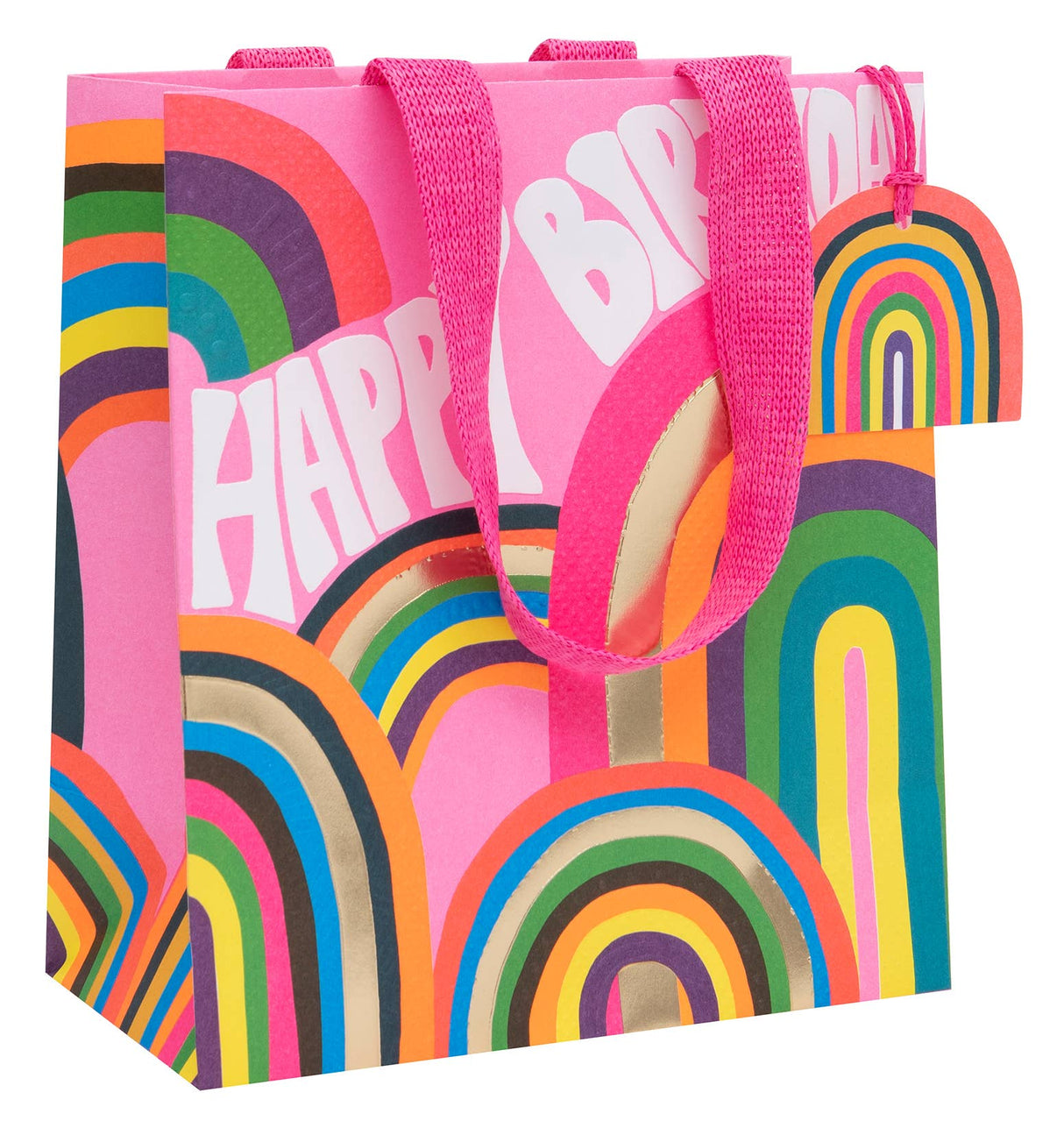 Medium Retro Birthday Gift Bag
