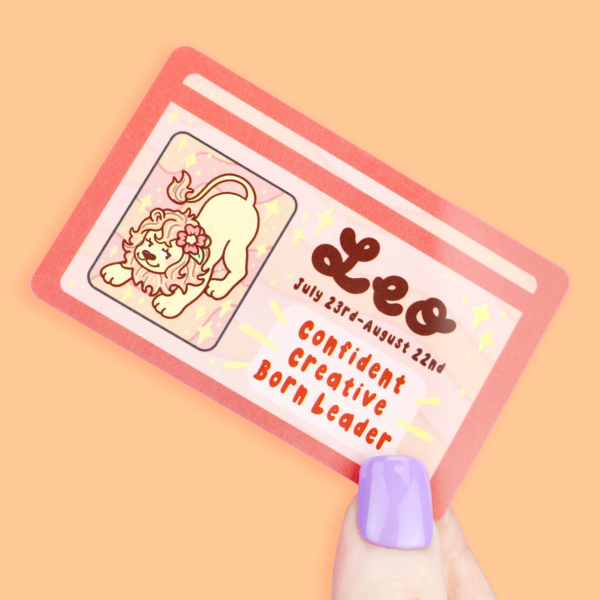 Leo Zodiac Fake ID Drivers License