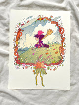 Kiki's Delivery Service Small Riso Print
