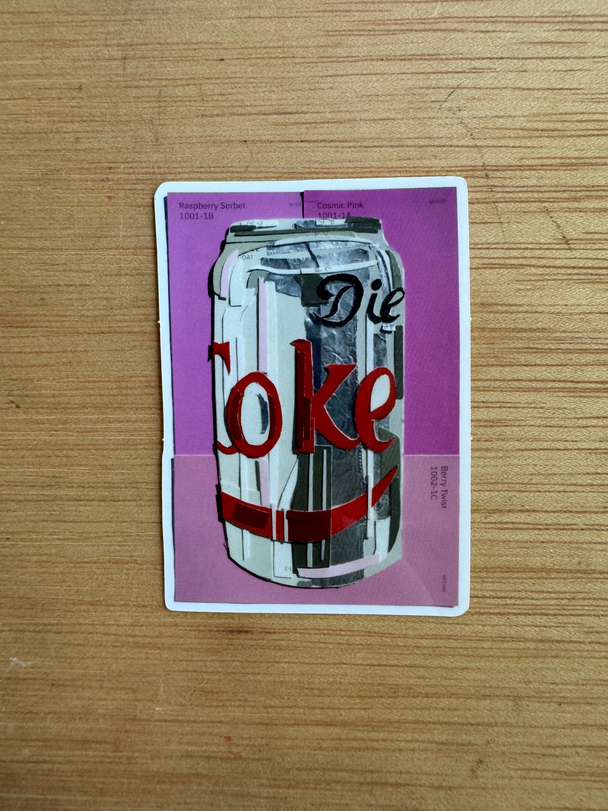 Diet Coke Vinyl Sticker