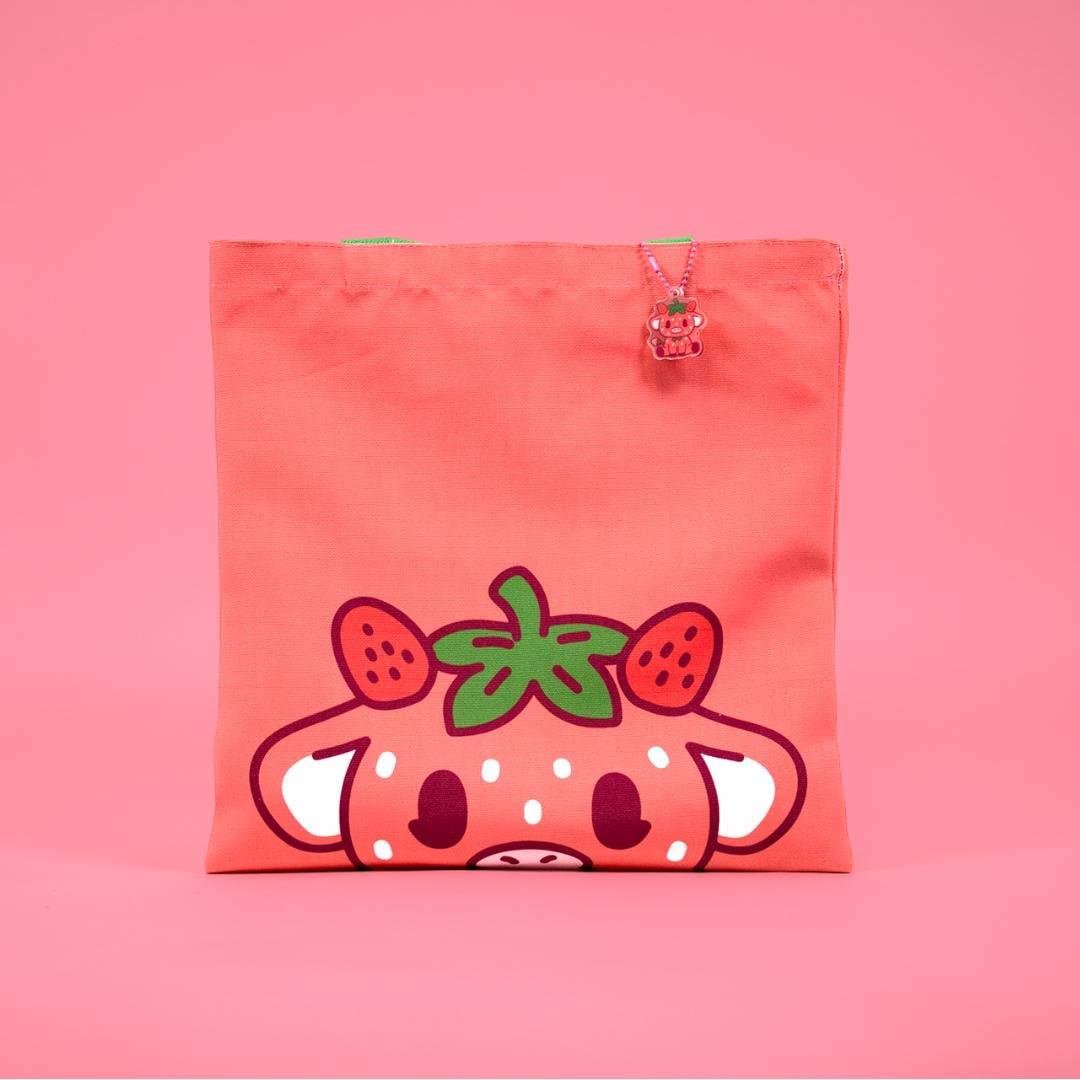 Strawberry Cow Milk Carton