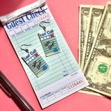 Guest Check Earrings