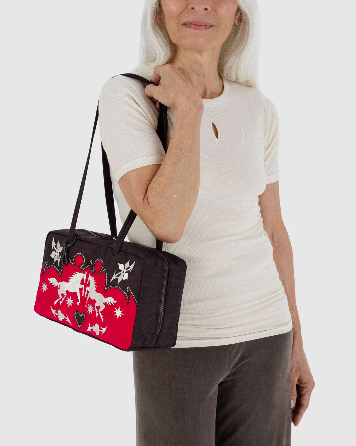 Medium Nylon Bowler Bag by BAGGU