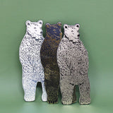 Leather Bear Magnet