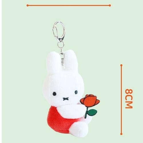Orange Miffy Flower Mini Backpack Keychain