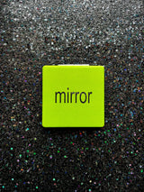 Bratty Green Compact Mirror