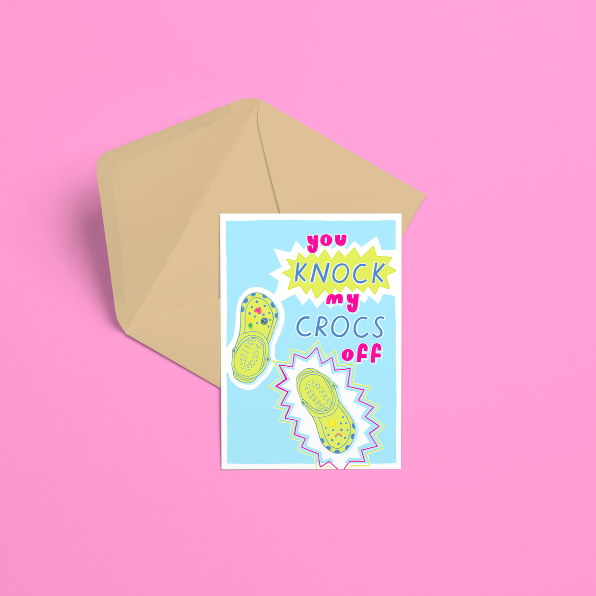 Crocs Greeting Card