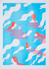 Island IV Risograph Art Print