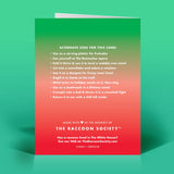 Calm the F*ck Down Christmas Card