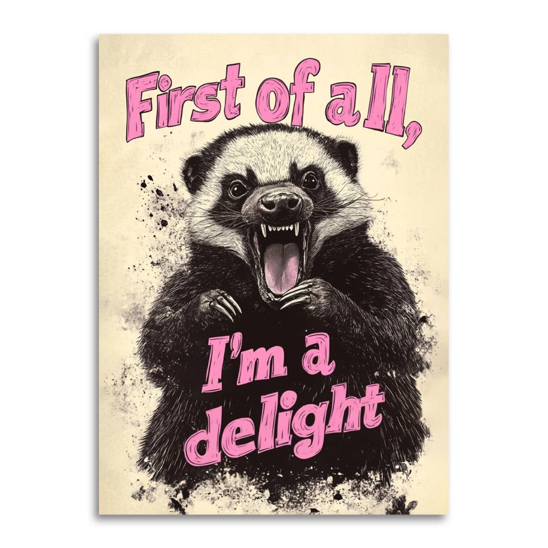 First of All, I’m a Delight Greeting Card