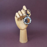 Leather Yin and Yang Key Fob