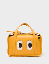 Benji Medium Crossbody Golden Glow Leather Bag - Look Up 👀