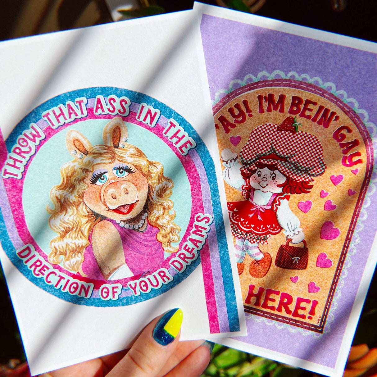 I’m Bein’ Gay Over Here! Art Print
