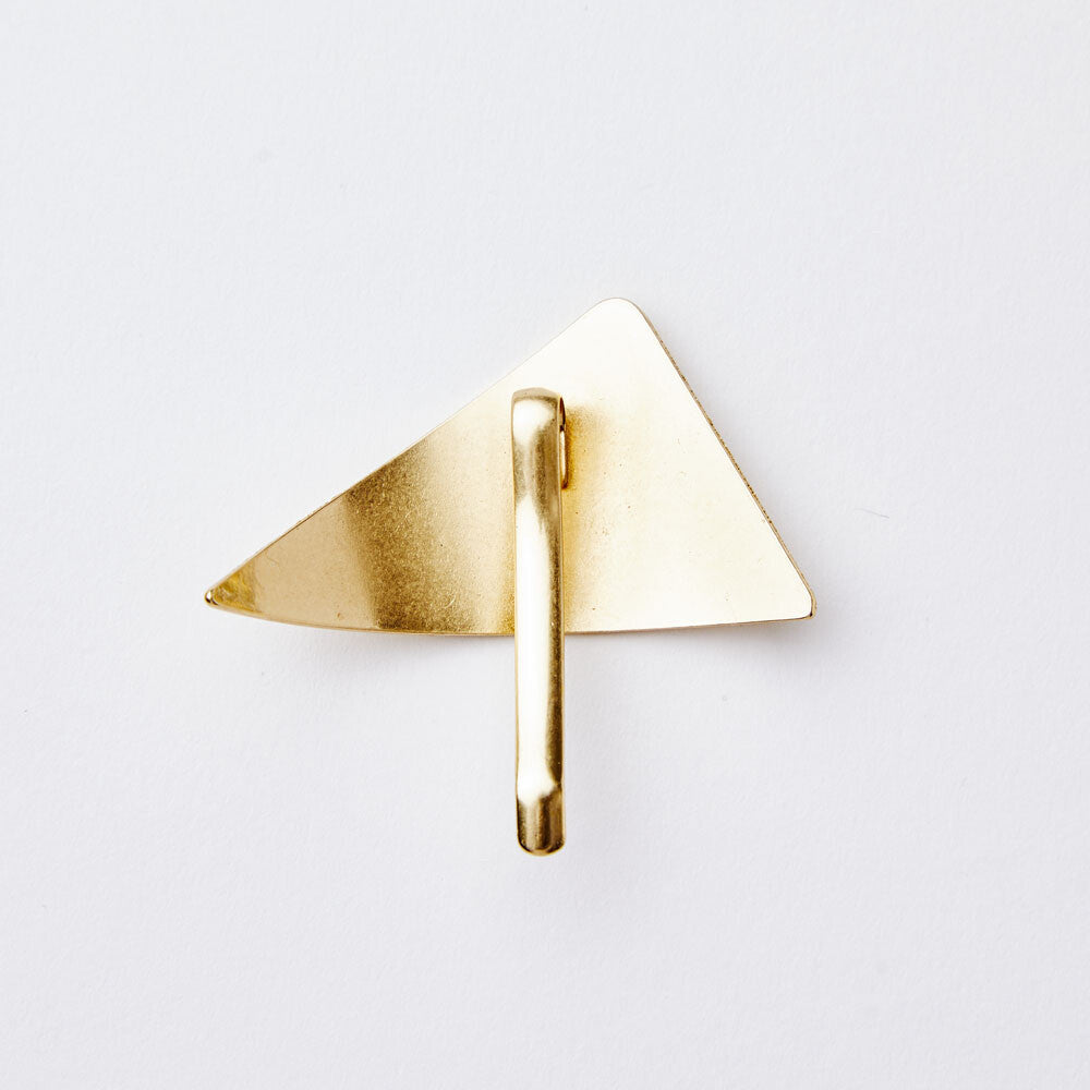 Brass Triangle Hair Pin