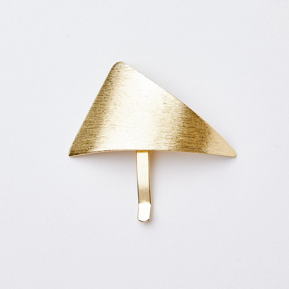 Brass Triangle Hair Pin