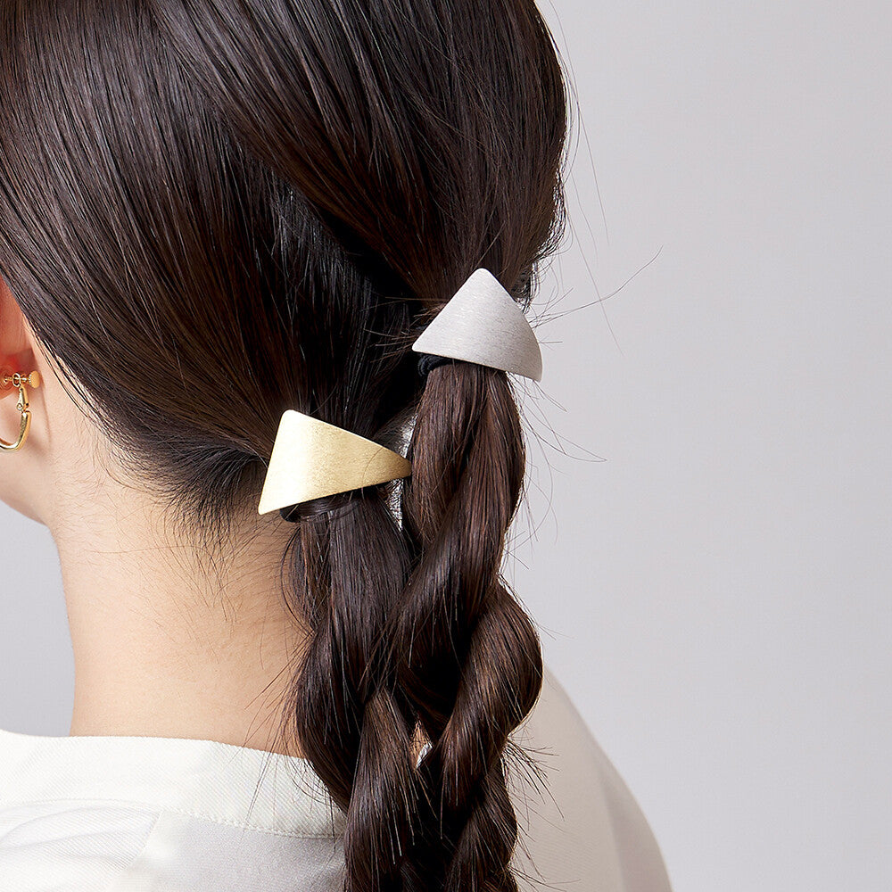 Brass Triangle Hair Pin