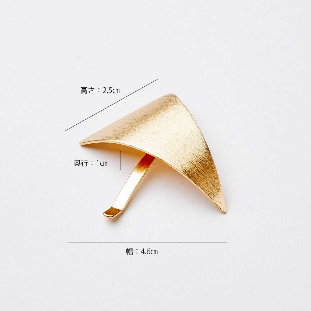 Brass Triangle Hair Pin