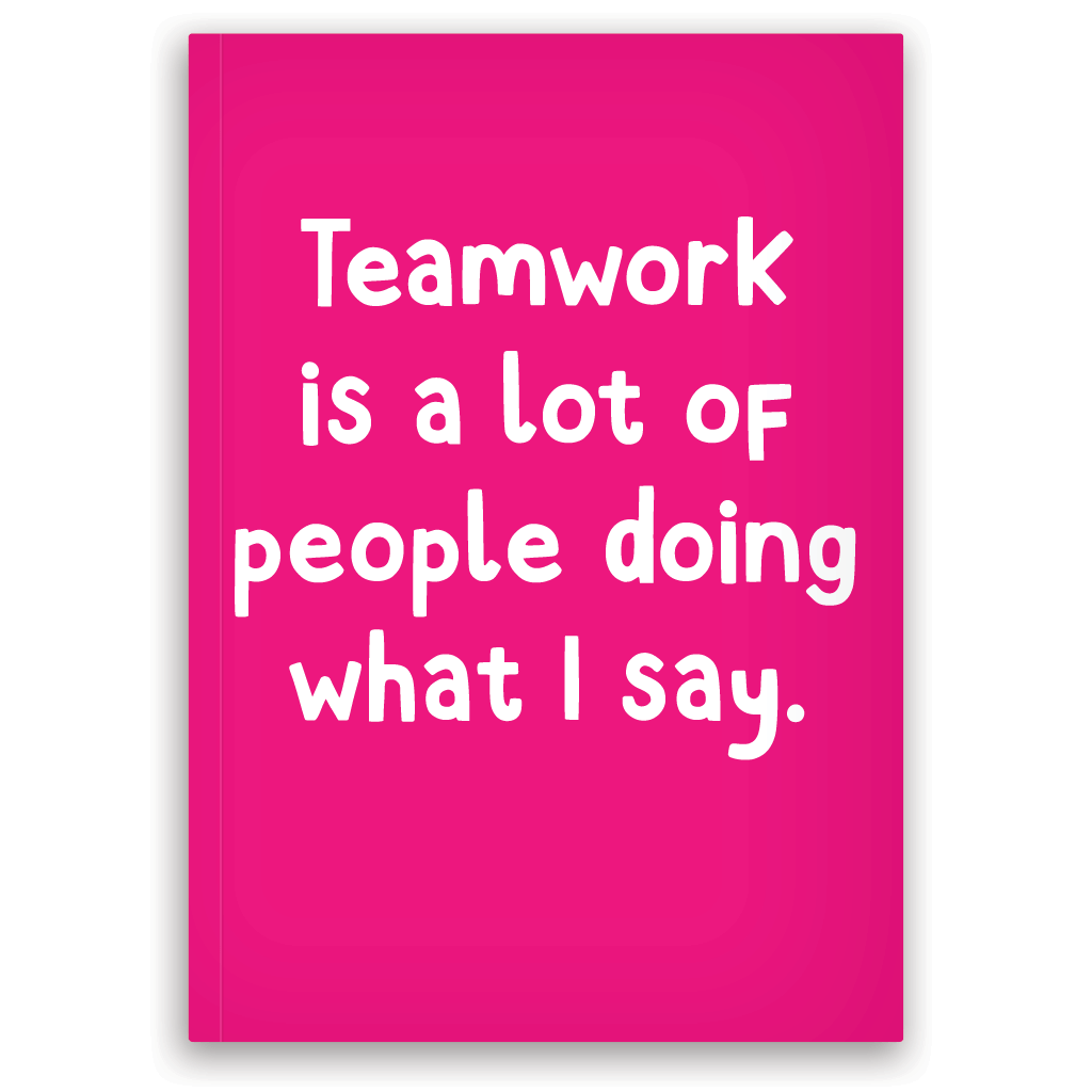 Teamwork A6 Notebook