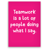 Teamwork A6 Notebook