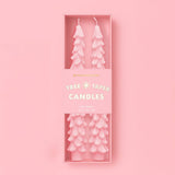 Tree Taper Candles | Pink