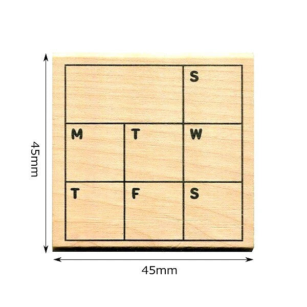 Journaling Calendar Stamps by Kodomo No Kao