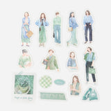 Coordinate Seal Fashion Sticker Set by BGM Japan