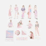 Coordinate Seal Fashion Sticker Set by BGM Japan